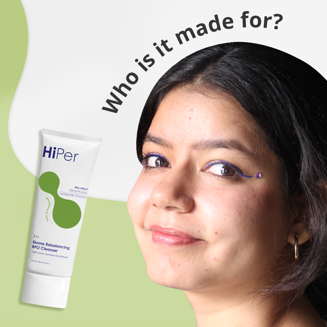 Biome Rebalancing Benzoyl Peroxide Cleanser | Face Wash for Acne Prone Skin