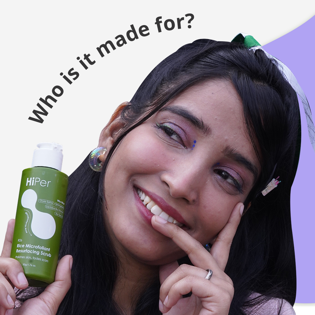 Rice Microfoliant Resurfacing Scrub | Face Scrub for Acne Prone Skin | Gentle Exfoliator for Acne