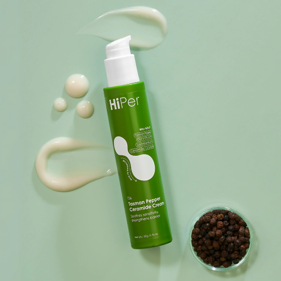 Ceramide Cream for Oily & Acne-Prone Skin | Lightweight, Oil-Free Moisturizer | Powered by Tasman Pepper