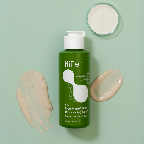 Rice Microfoliant Resurfacing Scrub | Face Scrub for Acne Prone Skin | Gentle Exfoliator for Acne