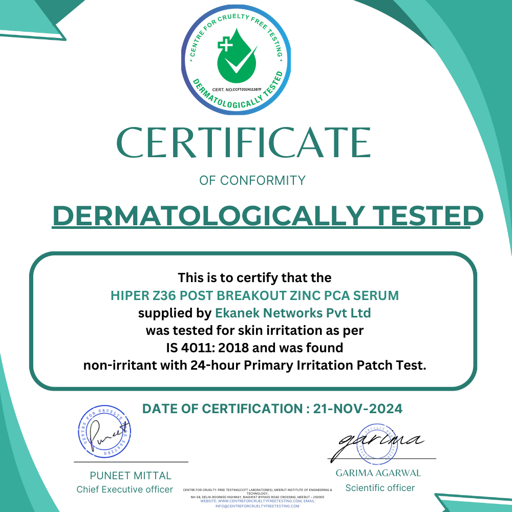 Post Breakout Zinc PCA Serum | Serum for oily skin | Serum for acne marks | Niacinamide Serum