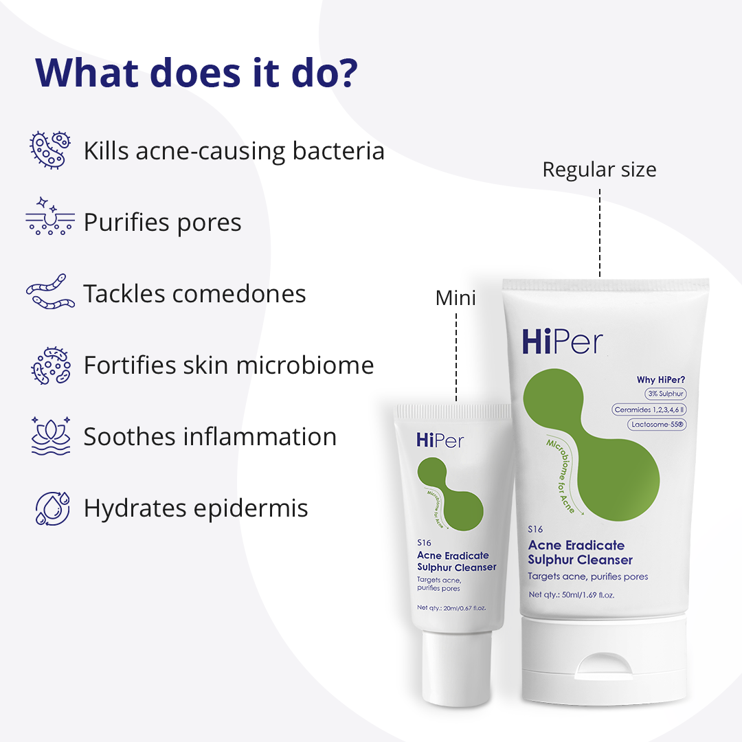 Acne Eradicate Sulphur Cleanser